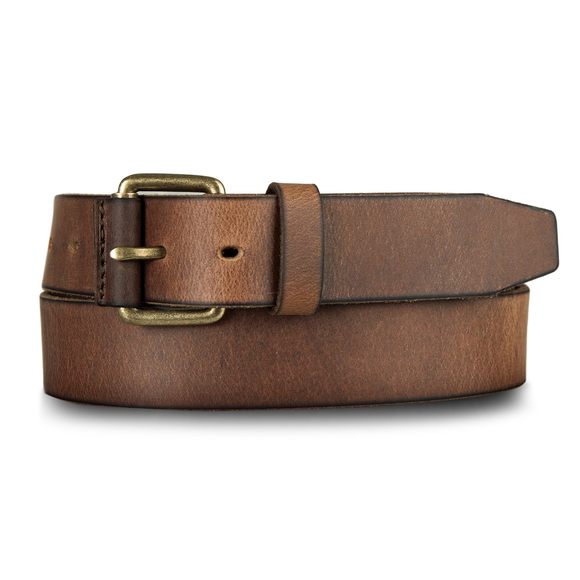 Women Leather Casual Wear Belt, Covered Roller-dark Brown, 38
